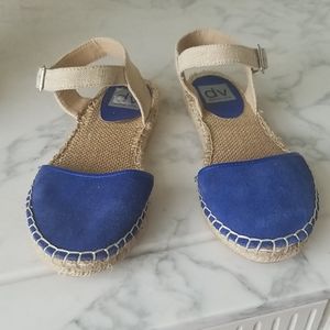 Dolce Vita Blue Espadrille Sandals - 6